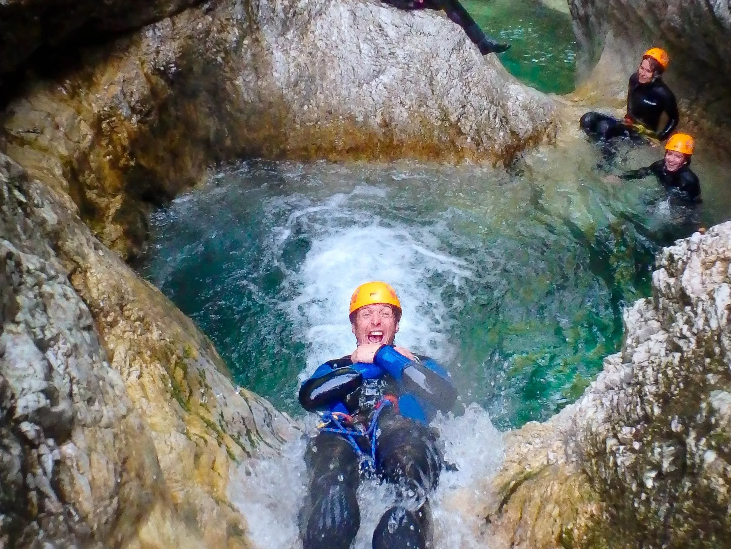 Beginner canyoning Bovec