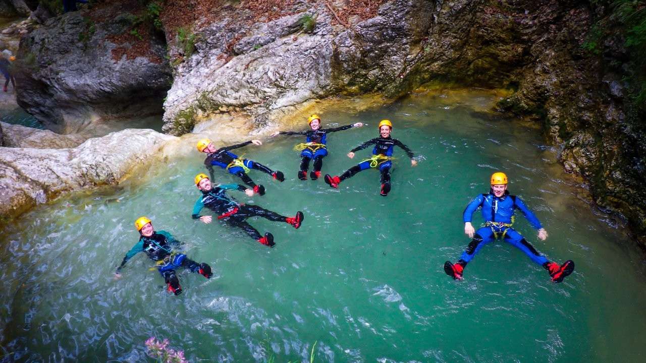 Family friendly canyoning experience